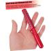 Healeved 1pc Face Firming Machine Facial Roller Eye Mini Face Roller Pink Business Card Holder Face Massager Facial Beauty Massager Face Lift Tool Ipl Red Aluminum Alloy 16.5X2cm Red - Buy Online on SooperMarket.com
