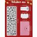 Shop Ebanku 6PC Nail Stamp Template Set - Christmas Tree Snowflakes & Reindeer Nail Art Plates with Stamp Scraper & Storage Bag - International Shipping Available - Buy Online on SooperMarket.com