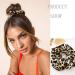 11pcs Cheetah Print Hair Scrunchies Pack for Women and Girls - Leopard Chiffon Scrunchie Holder with Elastic Hair Ties - Trendy Animal Print Hair Accessories - Buy Online on SooperMarket.com