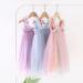 PythJooh Baby Girl Tulle Dress | Toddler Sleeveless Butterfly Wings Tutu Princess Dress | Daisy Stars Sundress for 0-4 Years | 2-3 Years | Starry Pink - Buy Online on SooperMarket.com
