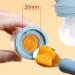 Baby Fruit and Vegetable Pacifier | Silicone Fruit Sucker for Infants | 3-Pack Snuller (Khaki) - Safe & Easy Feeding - Buy Online on SooperMarket.com