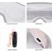 Buy Heated Eye Massage Device | USB Foldable Compress for Dry Eyes & Dark Circles - Eye Care Treatment - Buy Online on SooperMarket.com