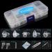 Vivixin Eyeglasses Nose Pads 25 Pairs - Repair Kit with Screwdriver, Screws, Tweezer, Cleaning Cloth - Anti-Slip Silicone Ear Grip - Nose Pad Replacement for Sunglasses & Reading Glasses - Buy Online on SooperMarket.com