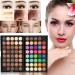 FILFEEL 80 Colors Eyeshadow Palette - Professional Pearl Matte Eye Shadow Set - Buy Online on SooperMarket.com