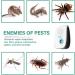 2023 Upgraded Dual Ultrasonic Pest Repeller 12 Pack - Electronic Pest Control for Insects, Roach, Mice, Spider, Mosquito - Ideal for Home, Kitchen, Office, Warehouse, Hotel, Garage - Buy Online on SooperMarket.com