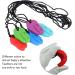 Alomejor 5pcs Silicone Teething Necklace - Soothing Baby Teethers for Gum Relief | International Shipping Available - Buy Online on SooperMarket.com