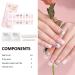 Semi Cured Gel Nail Strips Gel Nail Stickers - 16 Pcs Nail Stickers for Nail Art - Soft Self-Adhesive Gel Nail Wraps Easy Apply & Remove for Salon-Quality Manicure Kit (UV/LED Lamp Required)(BSG-0449) - Buy Online on SooperMarket.com