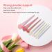 Powder Brush Set Artificial Fiber Wool Practical and Ergonomic Professional Makeup Brush Set 8 Pieces Soft for Daily Travel - Buy Online on SooperMarket.com