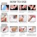 Medium French Glitter White Tip Press on Nails - 24Pcs | Glossy False Nails for Women - W325 - Buy Online on SooperMarket.com