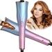 Rehomy Auto Rotating Curling Wand Hair Curler with 1 Rotating Barrel & 4 Temps & 3 Timer Auto Shut-Off for Hair Styling