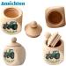 Personalized Wooden Milk Tooth Pot for Boys - Engraved Tractor Design | Perfect Gift for Birthday & Baptism | Unique Tooth Box - Buy Online on SooperMarket.com