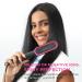 Prizm Hair Straightener Brush - Fast Heating Negative Ions Anti-Scald Design 4 Temp Settings Dual Voltage - Perfect Gift for Women - Buy Online on SooperMarket.com