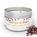 Chandelita Aroma of coffee with a light rum aroma to improve user cognitive skills optimize our attention and for enjoyable well -being - fragrance candle coffee