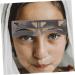 Anneome Stainless 2pcs Clear Ruler Eyebrow Guide Stencil Brow Makeup Supplies Measuring Tool Eyebrow Shape Metal Stainless Steel - Buy Online on SooperMarket.com