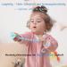 Silicone Pacifier Chain - 2-Pack Clip for Boys & Girls | Durable Flexible & Keeps Pacifiers Clean - Soft Blue Design - Buy Online on SooperMarket.com