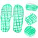 MAGICLULU 2 Pairs Slippers Quick Drying Shower Slippers Green Home Indoor Slippers Non Dorm Shoes Gym Foot Spa Soak Tub Shower Footware Massaging Travel Pvc Household Plastic Barrel 28x10.3cm 11x5pcs Greenx5pcs - Buy Online on SooperMarket.com
