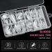 240pcs AOREAM Extra Short Almond Nail Tips Soft Gel Matte Nails - Full Cover Press On Tips for Nails Salon & DIY Short Square-Almond Nails - Buy Online on SooperMarket.com