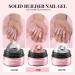 Morovan Solid Builder Gel Kit - Non Stick Gel for Nails with Nail Tips, Chrome Powder, Glitter Sequins - Strengthen Nail Art - 3 Colors - Buy Online on SooperMarket.com