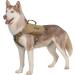 OneTigris Y-Shaped Dog Backpack No Pull CAMLUS Dog Saddle Bag | Lightweight Dog Pack for Hiking, Hunting, Camping | Medium Brown - Buy Online on SooperMarket.com