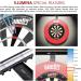 ONE80 ILLUMINA Dartboard Lighting System - Natural Sunlight Effect, Minimum Shadow Design - Dartboard and Surround Not Included - Buy Online on SooperMarket.com