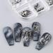 RUNRAYAY 28pcs 3D Halloween Nail Charms Cross Chrome Metal Nail Art Charm Vintage Gothic Retro Punk Skulls Mixed for Manicure Craft DIY Nail Art Decoration Accessories with a Box - Buy Online on SooperMarket.com