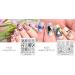 Alexnailart 10 Pieces Nail Stamping Plates Set with Multi-Patterns for Nail Design - Manicure Stencils Tool with Storage Bag (Set5) - Buy Online on SooperMarket.com