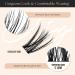 LASHVIEW DIY Cluster Lash Extensions for Self-Application - 48 Pcs, 3D Rapid Soft and Lightweight, Style D10 Mix (10/12/14/16mm) - Buy Online on SooperMarket.com