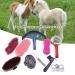 Professional 10-Pc Vier Horse Brush Set - Equestrian Grooming Kit for Horse Cleaning & Care - Buy Online on SooperMarket.com