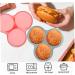 Alipis 2 Pcs Cake Mold (1 Blue + 1 Pink) Paper Cups Cake Pan Pancake Molds Cake Puck Mold Bakeware Pancakes - Buy Online on SooperMarket.com