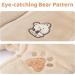 JiAmy Baby Boys Snowsuit | Girls Hooded Romper Winter Jumpsuit | Bear Cartoon Pajamas | Khaki 9-12 Months - Buy Online on SooperMarket.com