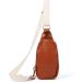 Higton Original Crossbody Diaper Bag - Small Compact & Organized - Ivory Strap - Auburn - Ideal for International Shipping - Buy Online on SooperMarket.com