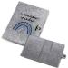 Cozy Racoon Mother Pass Cover - Handcrafted Felt Rainbow Blue | Made in Germany | Ideal Gift for Expecting Moms with Pockets for Insurance Card & Ultrasound Images - Buy Online on SooperMarket.com