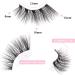 Glowingwin Half Lashes: Cat Eye False Eyelashes, Natural Look, 10 Pairs Corner Lashes, Handmade Reusable Mink Fluffy Lashes - Clear Band Half Lashes-09 - Buy Online on SooperMarket.com
