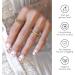 NAILOG Semi Cured Gel Nail Strips 34 pcs Salon-Quality Gel Nail Stickers Long Lasting Nail Wraps for Women with Soft Gel Finish (Yes I Do) - Buy Online on SooperMarket.com