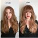 YAMEL Clip-in Bangs Dark Brown Human Hair Extensions for Women - Buy Online on SooperMarket.com