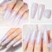 TBeautfave Pearl Gel Nail Polish Shell Thread Gel Nail Polish Pearl White Pearlescent Shimmer Nail Varnish Soak off UV/LED Nail Gel Swirl Thread DIY Nail Art Christmas Nails PearlWhite - Buy Online on SooperMarket.com
