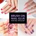 Extra Strong Brush On Nail Glue for Press On Nails - Waterproof & Long Lasting - Professional Nail Bond 8ml - Buy Online on SooperMarket.com