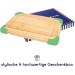 Small Fox Children's Bamboo Board - Non-Slip Animal Alphabet for Fun Learning | Eco-Friendly Gift Box - Green - Buy Online on SooperMarket.com