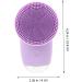 Didiseaon 1pc Facial Cleanser Face Cleansing Brush Cleanser Brush Waterproof Face Brush Deep Cleansing Face Brush Face Cleaning Tool Charging Mode Exfoliating Brush Silica Gel Purple - Buy Online on SooperMarket.com