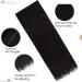 S-noilite Clip In Extensions | Dark Black 76cm Half Wig & Hair Compression - Smooth 3/4 Wig - Buy Online on SooperMarket.com