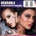 Aaiffey Reusable Eyeliner and Eyelash Sticker Set - Waterproof Natural Glitter Lashes - Easy to Apply and Remove (4 Colors) - Buy Online on SooperMarket.com