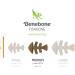 Benebone Fishbone Dog Chew Toy | Made in USA | Brown Medium Toy for Aggressive Chewers - Buy Online on SooperMarket.com