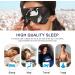 Adjustable Light Blocking Eye Mask for Deep Sleep | Breathable Travel Mask for Men and Women | Ideal for Business Trips, Yoga, and Meditation - Buy Online on SooperMarket.com
