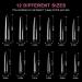 AORAEM Clear Extra Long Stiletto False Nail Tips 120 Pcs - 12 Sizes Acrylic Fake Nails - Buy Online on SooperMarket.com