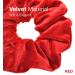 2 PCS Premium Large Red Velvet Hair Scrunchies for Women, Girls, and Kids - Buy Online on SooperMarket.com