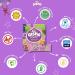 For Aisha Oaty Bars Blueberry & Lime 30 Bars - Halal, Vegan, Nut Free, Gluten Free, Dairy Free | 100% Natural Ingredients - Baby & Toddler Snacks - Buy Online on SooperMarket.com