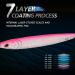 TRUSCEND Saltwater Jigs Fishing Lures with Flat BKK Hooks - Sea Fishing Spoon Lure for Tuna, Salmon, Grouper - Slow Pitch, Knife, Vertical Jigs - Bass Blade Bait 10g-160g G1-3.8 -2.1oz - Buy Online on SooperMarket.com