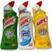 3 harpic toilet cleaner gel 750 ml (random mix 1 of each) vie belle bundle - Buy Online on SooperMarket.com