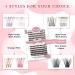 168 Pcs Colored Lash Clusters: Natural+Volume C-Mix | DIY Eyelash Extensions Kit with 2 Styles | Super Thin Band, Soft and Easy to Wear - Buy Online on SooperMarket.com