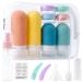 Marforever silicone travel bottles set 16 pieces of travel bottles for filling 60/90ml run-out travel bottles travel container bpa-free practical travel bottles set for shampoo lotion shower gel